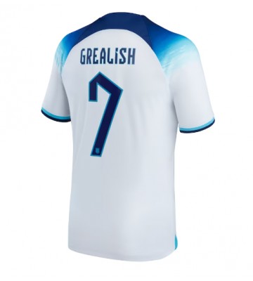 England Jack Grealish #7 Hjemmebanetrøje VM 2022 Kort ærmer